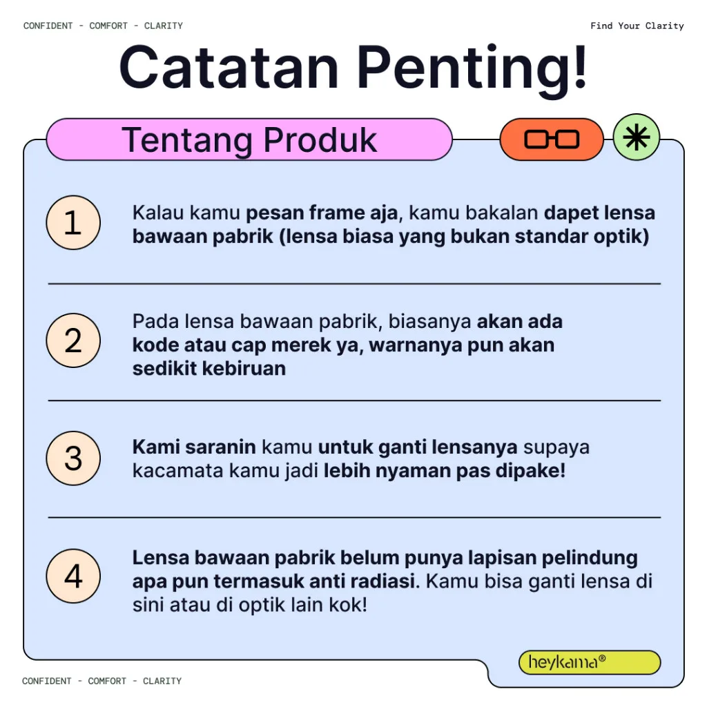 heykama - Lensa Antifatigue / Mata Lelah - Image 4