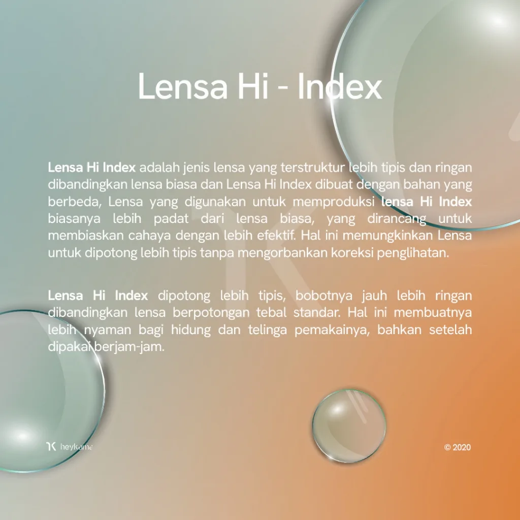 heykama - Lensa Tipis / HI-Index ( SPH/CYL ) - Image 2